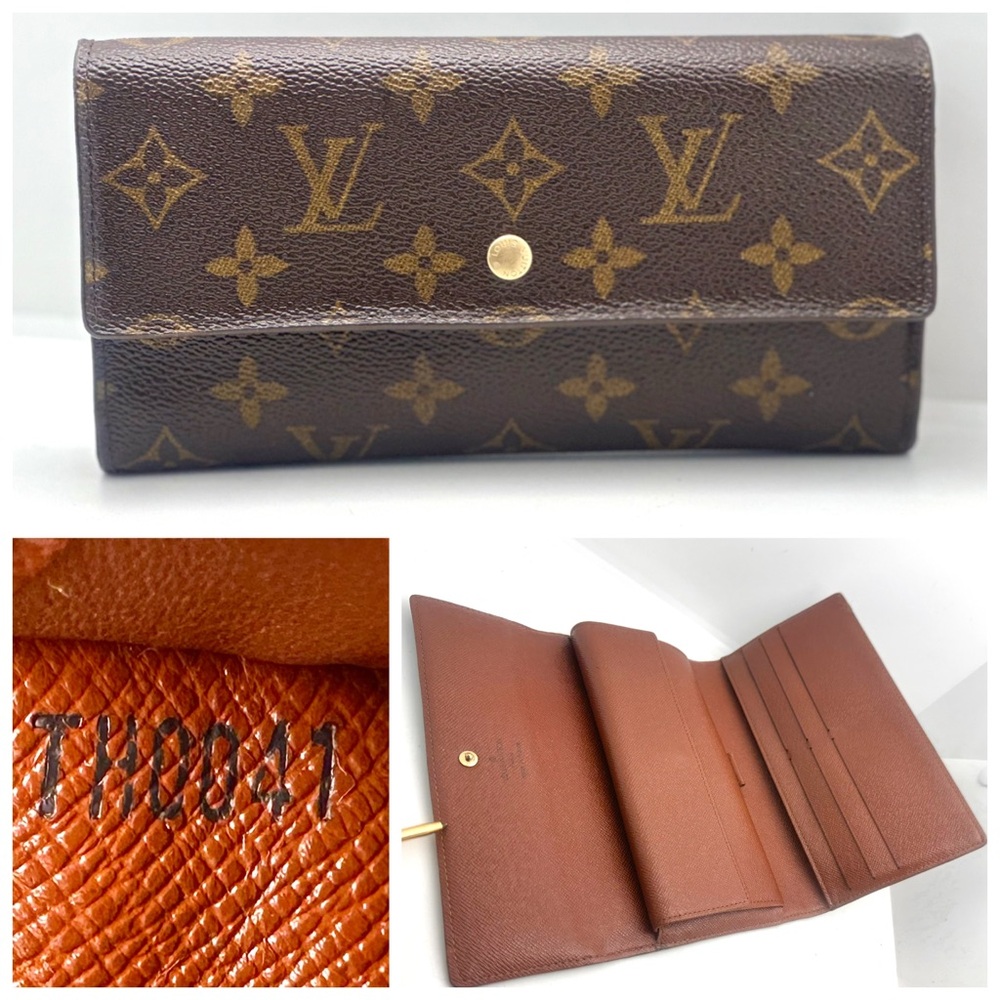 Excellent condition authentic Louis Vuitton Monogram International Wallet TH0041